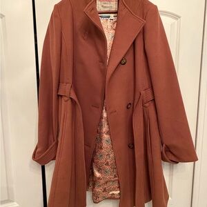 Anthropologie Brown Coat